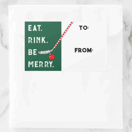 Kerstfeestdag - Labels met kerstcadeautjes (Tas)