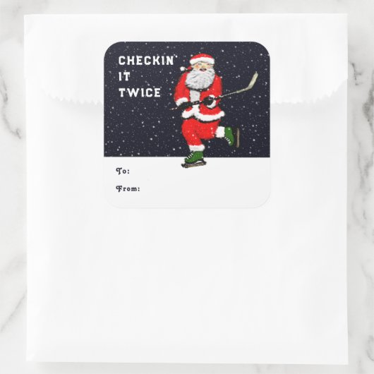 Kerstfeestdag - Labels met kerstcadeautjes (Tas)