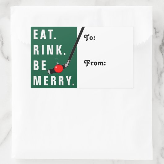 Kerstfeestdag - Labels met kerstcadeautjes (Tas)