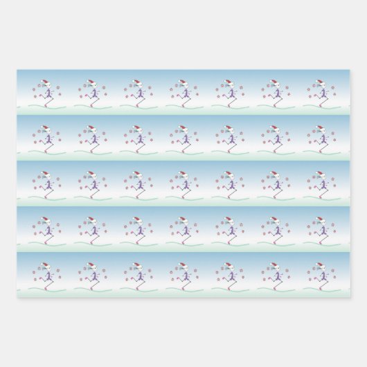 Kerstfeestdag, Lady Runner © Inpakpapier Vel (Voorkant 2)