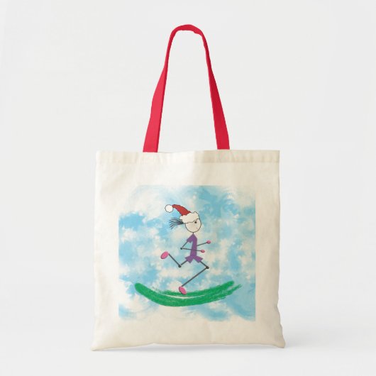 Kerstfeestdag, Lady Runner © Tote Bag (Voorkant)