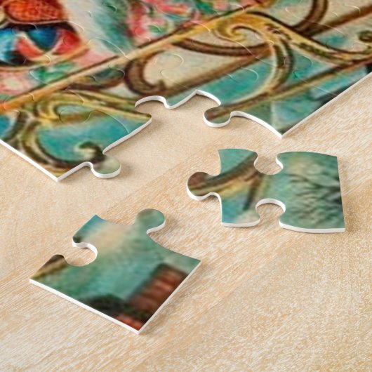  kerstfeestdag legpuzzel (Zijkant)