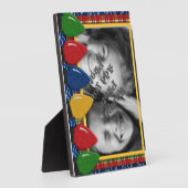 kerstfeestdag lichte foto's Lijst cadeau Fotoplaat (Zijkant)