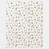 Kerstfeestdag Magic Fleece Deken (Voorkant)