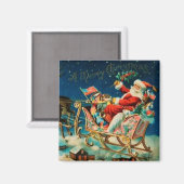 kerstfeestdag magneet (Voorkant / Achterkant)