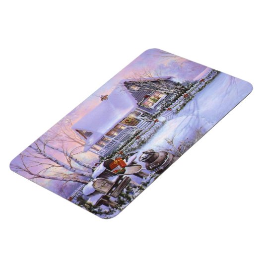 Kerstfeestdag Magnet Magneet (Linkerzijde)