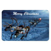 Kerstfeestdag Magnet Magneet (Horizontaal)