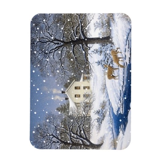 Kerstfeestdag Magnet Magneet (Verticaal)