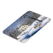 Kerstfeestdag Magnet Magneet (Linkerzijde)