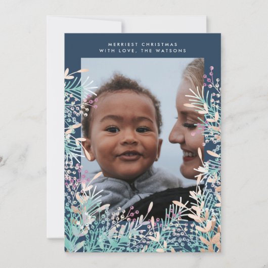 Kerstfeestdag - marinekamer feestdagenkaart (Voorkant)