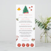 Kerstfeestdag Menu (Staand voorkant)