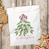 kerstfeestdag: Merry Mistletoe Whimsical Bedankzakje