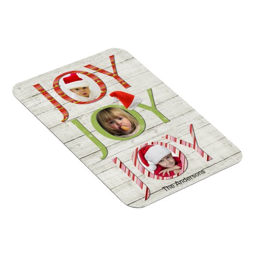 kerstfeestdag met aangepaste foto's magneet (Rechterzijde)