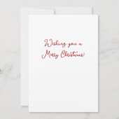 kerstfeestdag met Baby kerstdag (Achterkant)