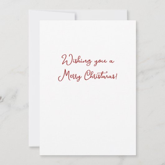 kerstfeestdag met Baby kerstdag (Achterkant)