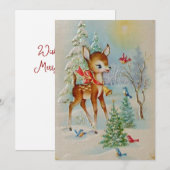 kerstfeestdag met Baby kerstdag (Voorkant / Achterkant)