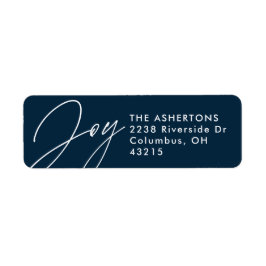 kerstfeestdag met blauwe feestdag in Joy-jager Etiket