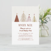 Kerstfeestdag met de nieuwe bomen Snow Elegant Par Kaart (Staand voorkant)