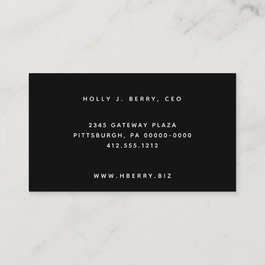  kerstfeestdag met een rood vrachtwagen visitekaartje (Achterkant)