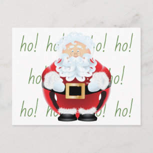 Kerstfeestdag met eenvoudige kerstcadeaus briefkaart