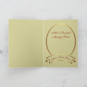  kerstfeestdag met elegante dames kaart (Binnen)