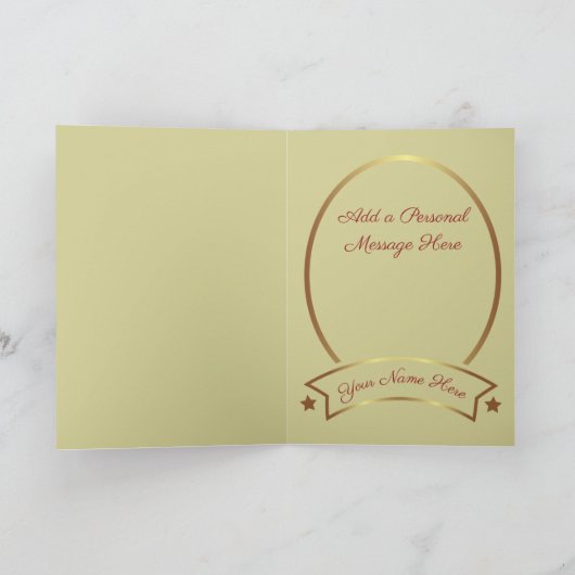  kerstfeestdag met elegante dames kaart (Binnen)