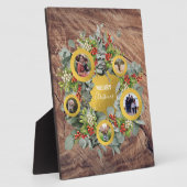 kerstfeestdag met fotocollage fotoplaat (Zijkant)