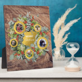 kerstfeestdag met fotocollage fotoplaat (Zijkant)