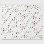 kerstfeestdag met gevierde kleuren cadeaupapier (Vlak)