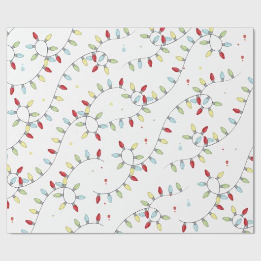 kerstfeestdag met gevierde kleuren cadeaupapier (Vlak)