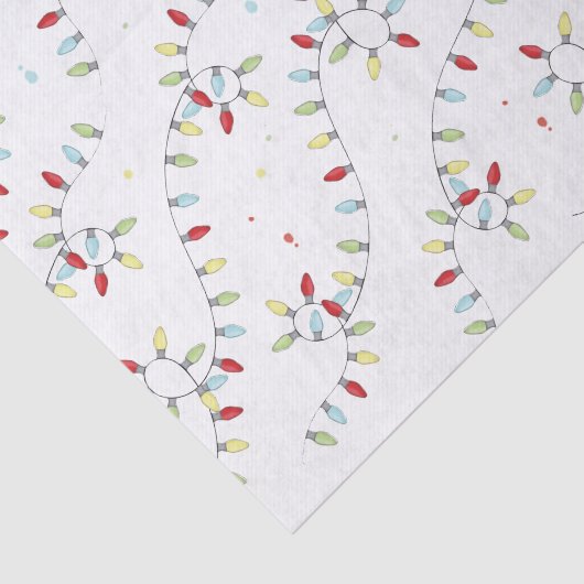 kerstfeestdag met gevierde kleuren tissuepapier (Detail)