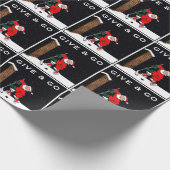 Kerstfeestdag met hoge frequentie cadeaupapier (Hoek)