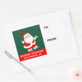 kerstfeestdag met honkbal cadeautjes Labels (Envelop)