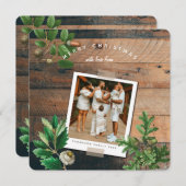 kerstfeestdag met houthakker (Voorkant / Achterkant)