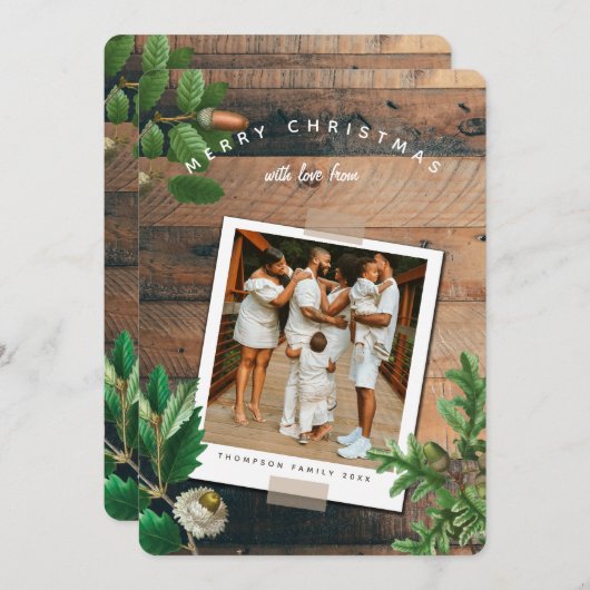  kerstfeestdag met houthakker (Voorkant / Achterkant)