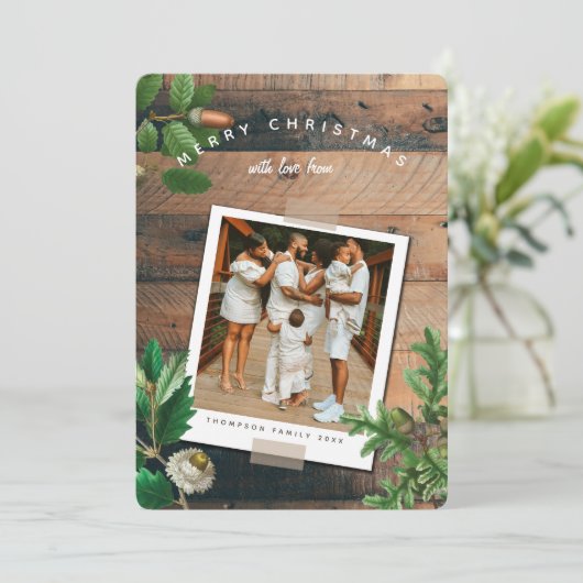  kerstfeestdag met houthakker (Staand voorkant)