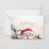 kerstfeestdag met kaartje (Voorkant)