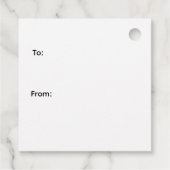 kerstfeestdag met kat kerstboomkat met kerstmis bedankjes labels (Achterkant)