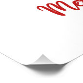 kerstfeestdag met kat kerstboomkat met kerstmis perfect poster (Hoek)