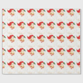  kerstfeestdag met kerstcadeau cadeaupapier (Vlak)