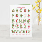 Kerstfeestdag met kerstcadeau kaart (Gele Bloem)