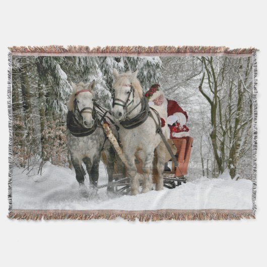Kerstfeestdag met kerstcadeaubon deken (Voorkant)