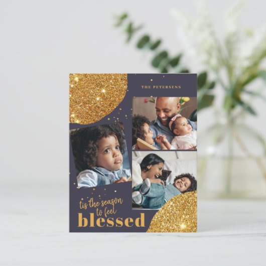 Kerstfeestdag met kerstfeestdag als collage voor b (Staand voorkant)