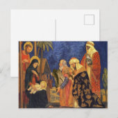 kerstfeestdag met kerstfeestdag briefkaart (Voorkant / Achterkant)