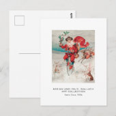 kerstfeestdag met kerstfeestdag briefkaart (Voorkant / Achterkant)