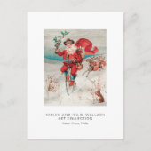 kerstfeestdag met kerstfeestdag briefkaart (Voorkant)