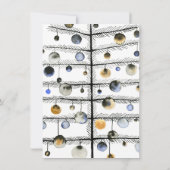 Kerstfeestdag met kerstfeestdag in ruil voor een s kaart (Achterkant)