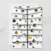 Kerstfeestdag met kerstfeestdag in ruil voor een s kaart (Achterkant)