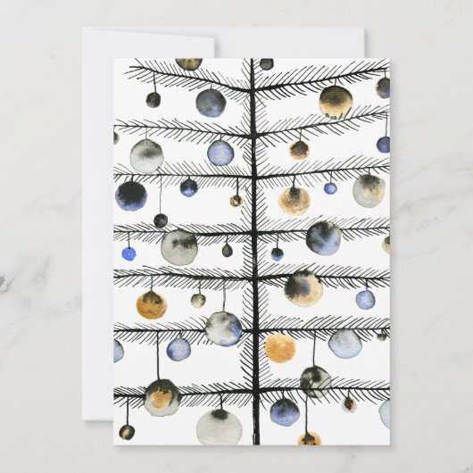 Kerstfeestdag met kerstfeestdag in ruil voor een s kaart (Achterkant)