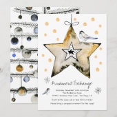 Kerstfeestdag met kerstfeestdag in ruil voor een s kaart (Voorkant / Achterkant)